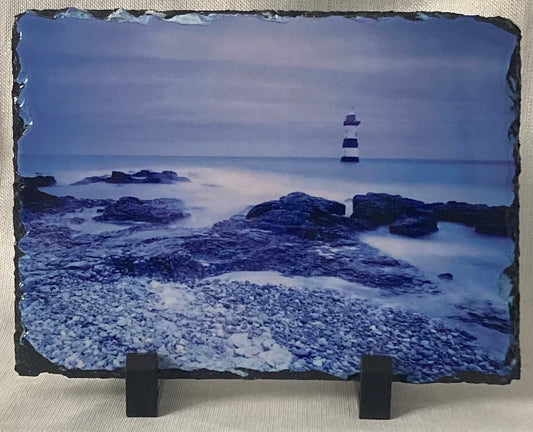 Penmon Lighthouse Picture Slate - Images of Anglesey